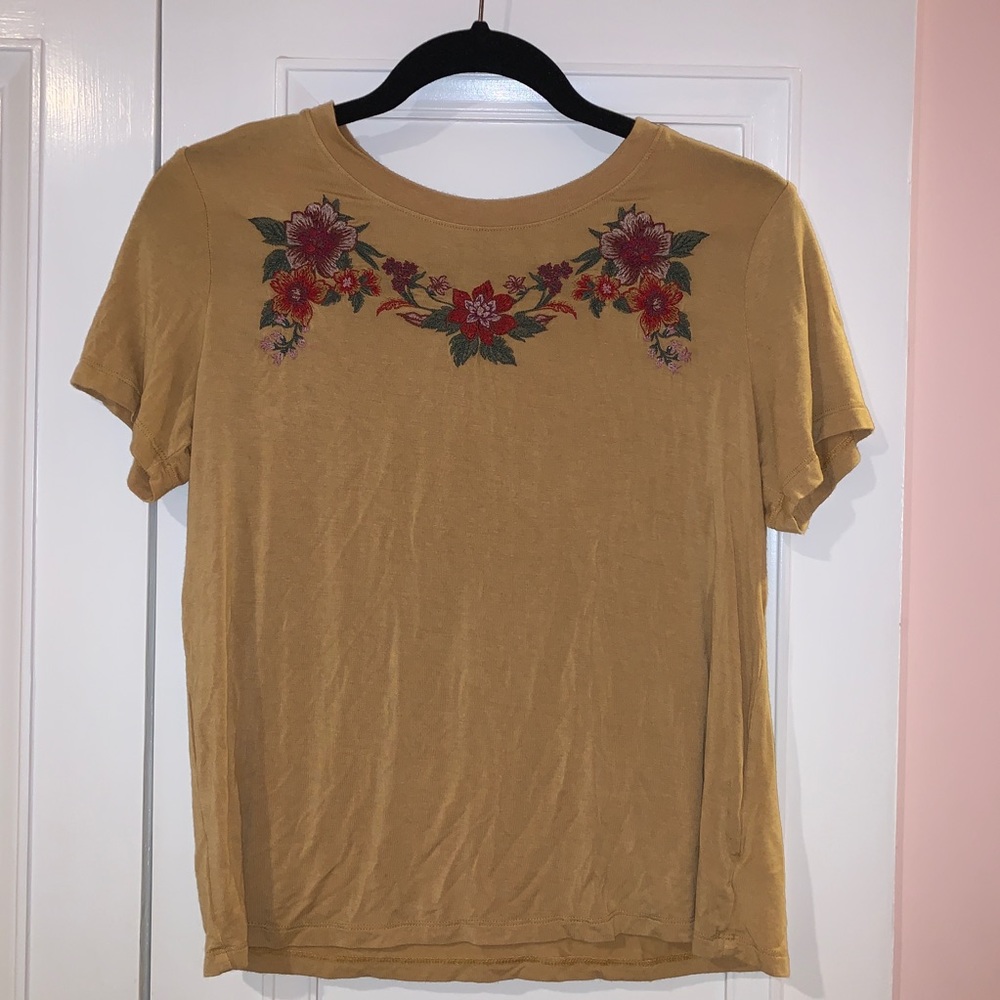 American Eagle Embroidered Top